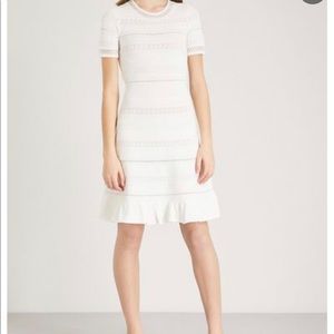 Sandro classic white dress